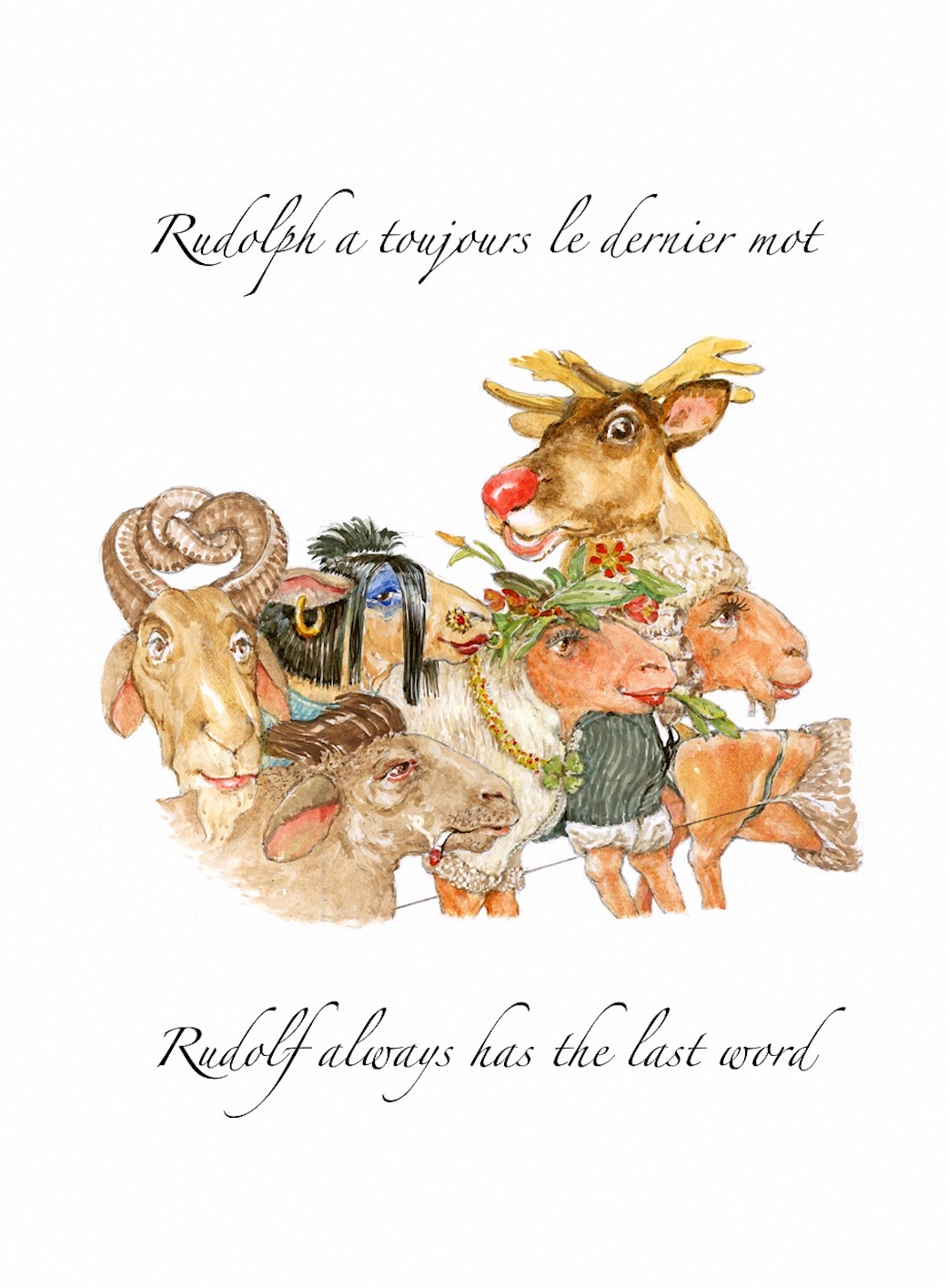 9 Rudolf. From Irish holiday. Back cover.